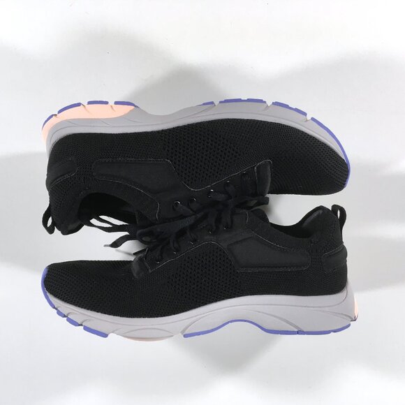 Vionic Endure Lace Up Sneakers Womens Size 11 Black Knit - Picture 3 of 9